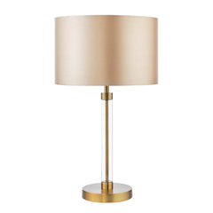 Sylvester Table Lamp Antique Brass With Shade