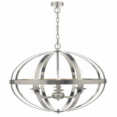 Symbol 6Lt Pendant Satin Chrome Sym0646