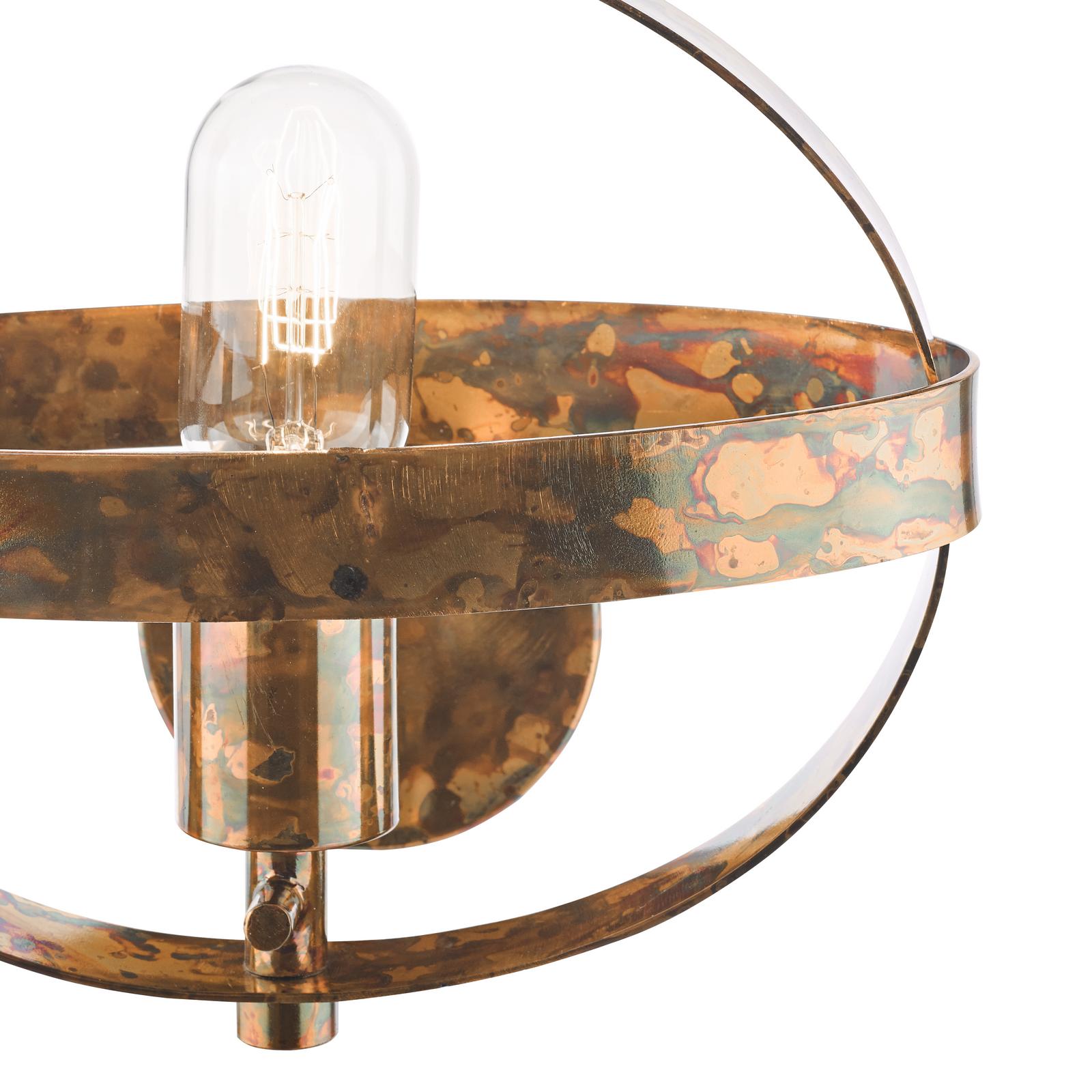 Symbol Wall Light Mottled Copper