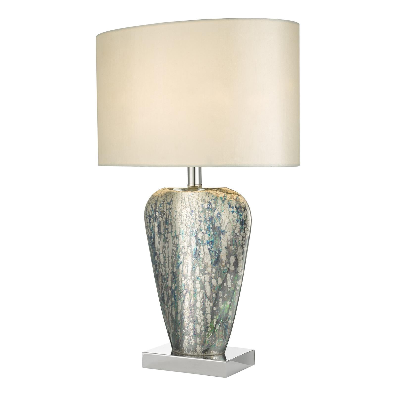 Syracuse Table Lamp Mercury Glass With Shade