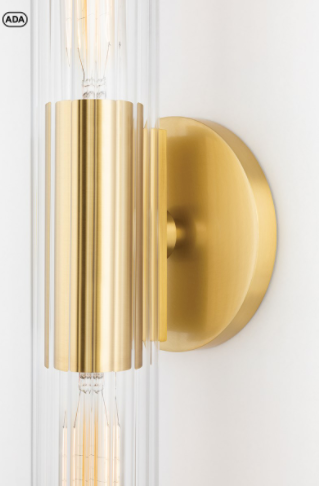 CECILY Wall Sconce H177102S-PN-CE Hudson Valley Lighting
