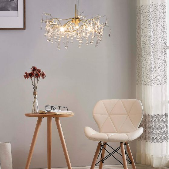 Laura Ashley Willow 3 Light Chandelier The Light Company