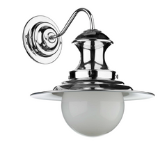 David Hunt Lighting Station Wall Light Polished Chrome