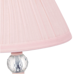 Laura Ashley Ellis Table Lamp Pink with Shade