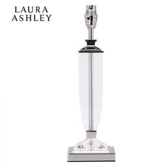 Laura Ashley Carson Crystal Table Lamp Medium Polished Nickel