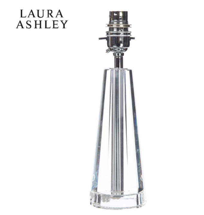 Laura Ashley Blake Small Crystal Table Lamp Base Only