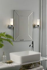 Laura Ashley Howard Bathroom Wall Light Polished Chrome IP44