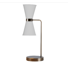 David Hunt Lighting Hyde Table Lamp Double Various Finishes