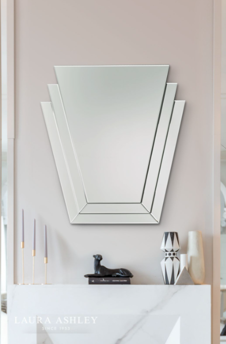 Laura Ashley Duchess Rectangle Mirror 90 X 78cm