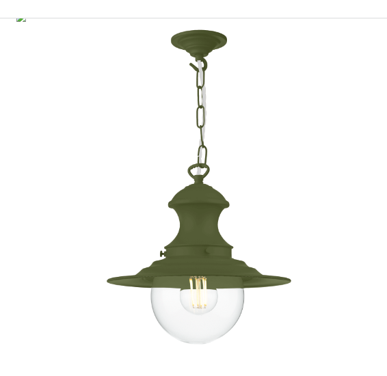 David Hunt Lighting Station Lamp Small Pendant Painted Various Colours