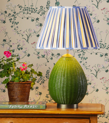 David Hunt Lighting Lombok Table Lamp Juniper Green