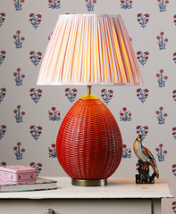 David Hunt Lighting Lombok Table Lamp Strawberry