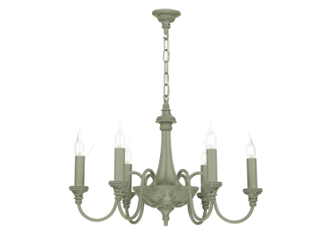 David Hunt Lighting Bailey 6 Light Chandelier Painted Collection