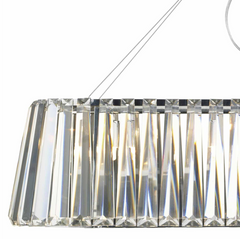 Cecilia 3 Light G9 Oval Linear Pendant Bar