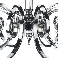 Murray 8 Light Dual Mount Pendant Polished Chrome