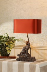 David Hunt Lighting Fox Table Lamp Polished Bronze Base Only