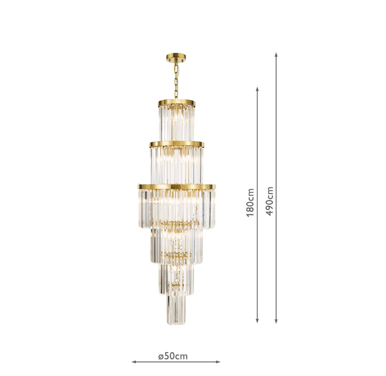 Angel 28 Light Chandelier Crystal Antique Gold