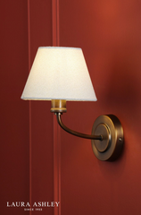 Laura Ashley Denston Wall Light Antique Bronze With Shade