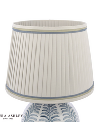 Laura Ashley Stannard Table Lamp Blue Ceramic With Shade