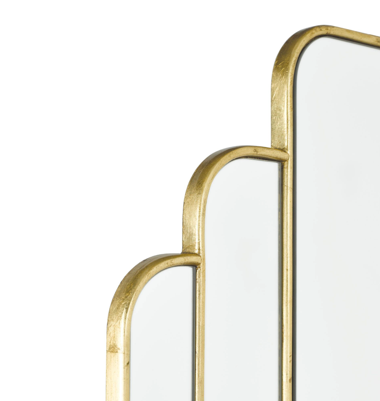 Skovgaard Rectangle Mirror With Gold Detail 90 x 60cm