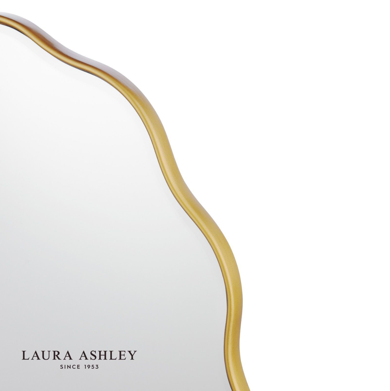 Laura Ashley Medora Mirror Matt Gold 71 X 55cm