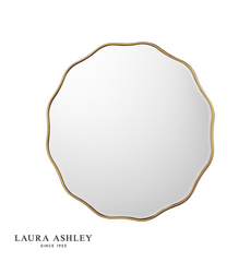 Laura Ashley Medora Mirror Matt Gold 60cm