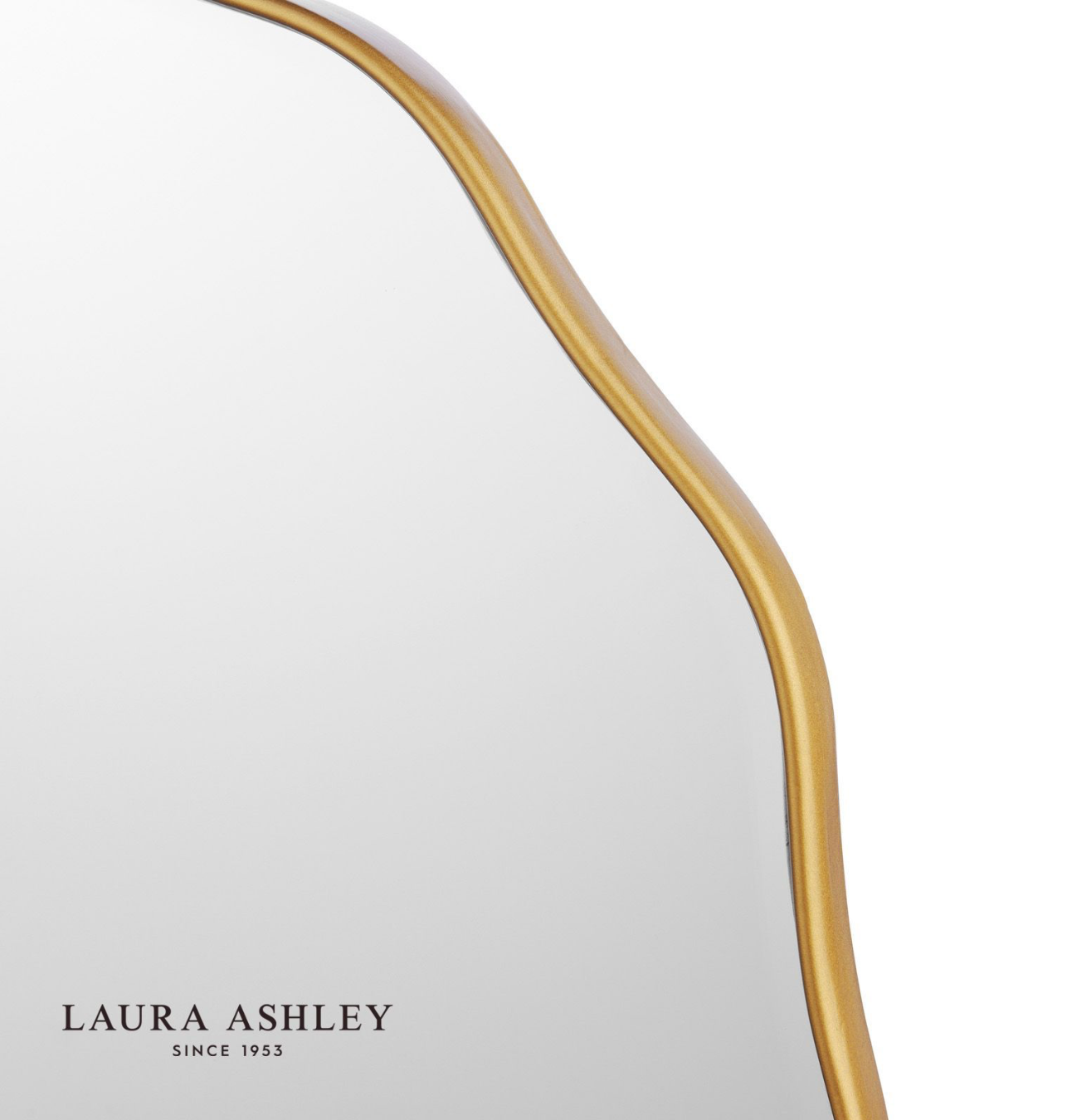 Laura Ashley Medora Mirror Matt Gold 60cm