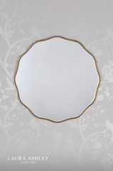 Laura Ashley Medora Mirror Matt Gold 60cm