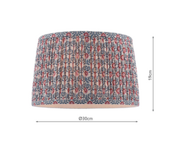 Joules Folly Multi Coloured Floral Tapered Drum Shade 30cm