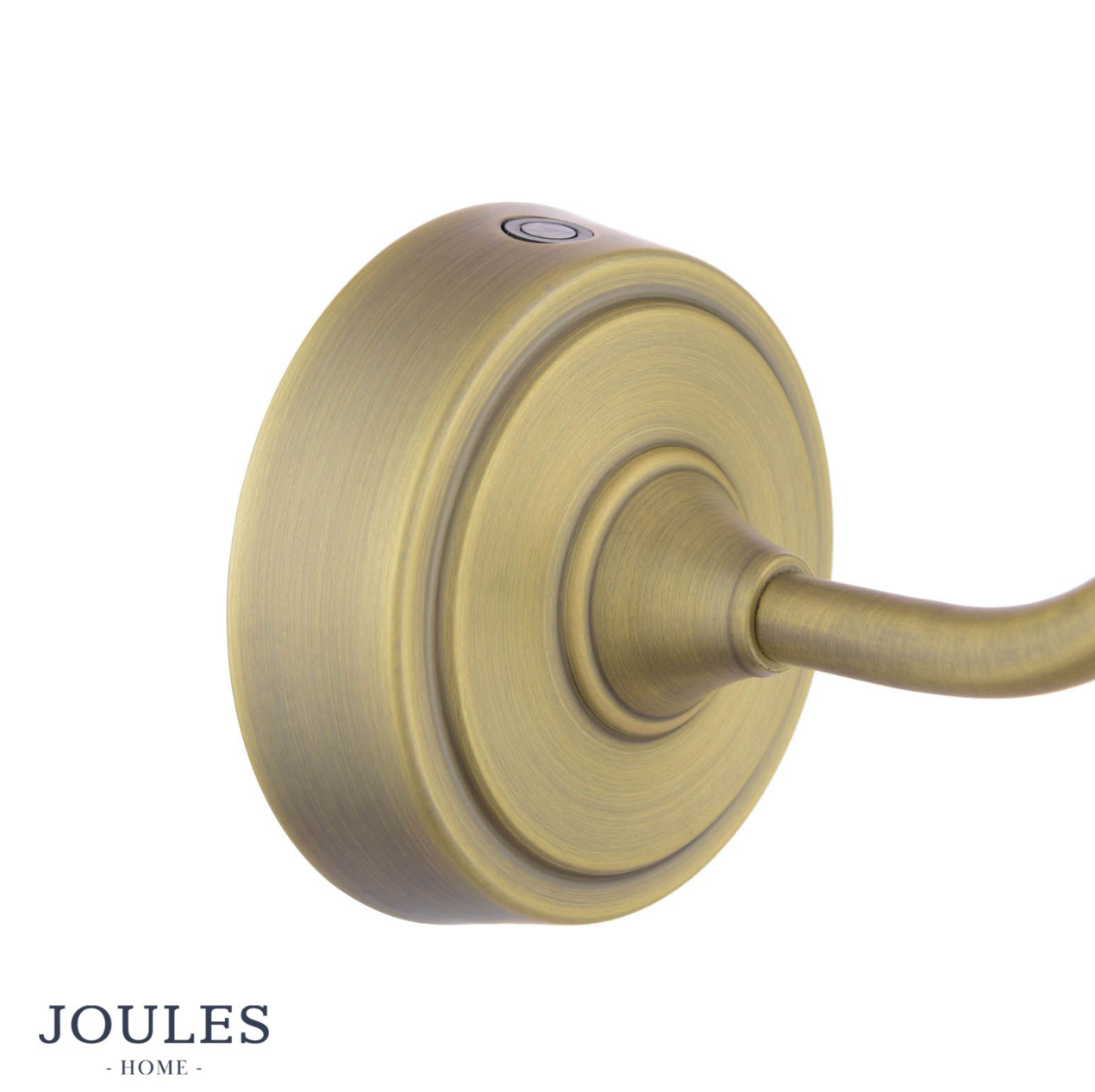 Joules Apsley Rechargeable Wall Light Matt Antique Brass With Shade LED
