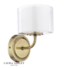 Laura Ashley Southwell Wall Light Antique Brass