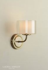 Laura Ashley Southwell Wall Light Antique Brass