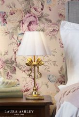 Laura Ashley Larkfield Table Lamp Antique Gold With Shade
