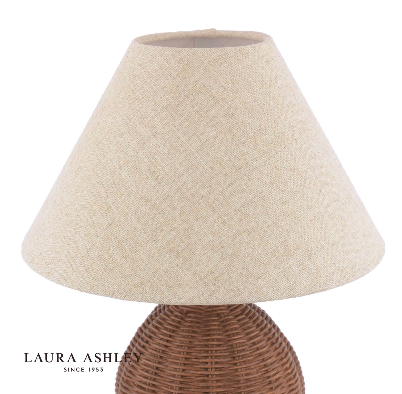 Laura Ashley Fernhill Table Lamp Antique Brown With Shade