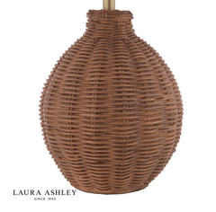 Laura Ashley Fernhill Table Lamp Antique Brown With Shade