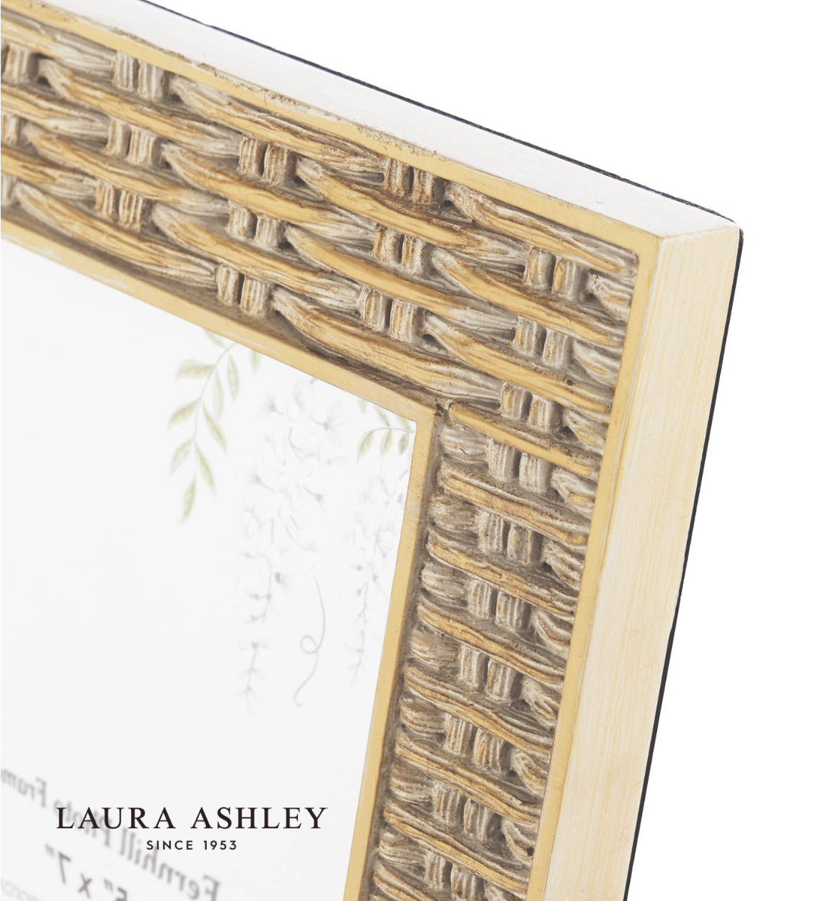 Laura Ashley Fernhill Photo Frame Matt Taupe 5" x 7"