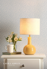 Laura Ashley Padley Yellow Table Lamp
