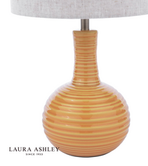 Laura Ashley Padley Yellow Table Lamp