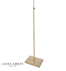 Laura Ashley Bartley Floor Lamp Antique Brass With Shade