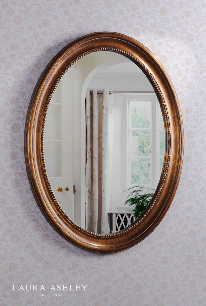 Laura Ashley Fennor Mirror Brown 90 X 70cm
