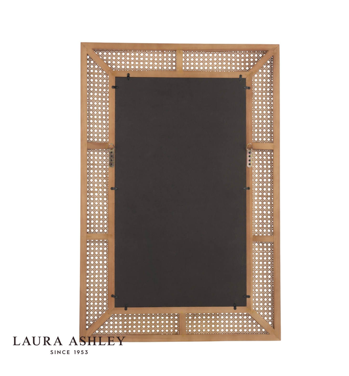 Laura Ashley Bayden Mirror Rattan 91 X 61cm