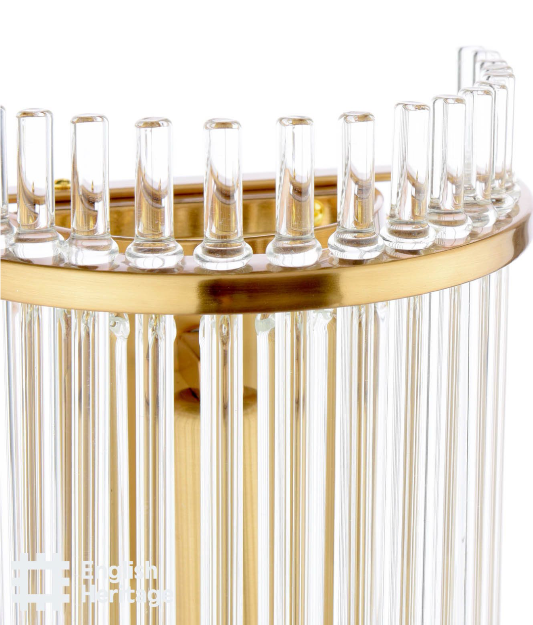 Eltham Wall Light Antique Gold and Glass