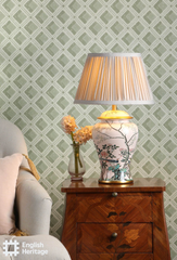 Marble Hill Table Lamp Multi-Coloured Ceramic With Shade