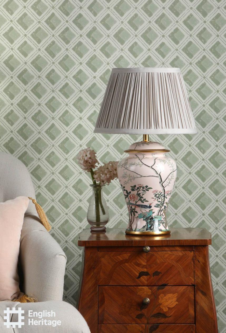 Marble Hill Table Lamp Multi-Coloured Ceramic With Shade