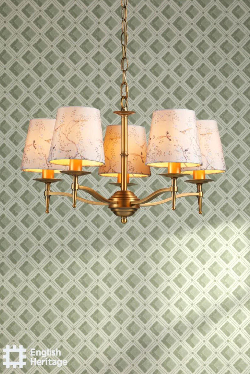 Marble Hill Taupe Cotton Tapered Drum Shade 14cm