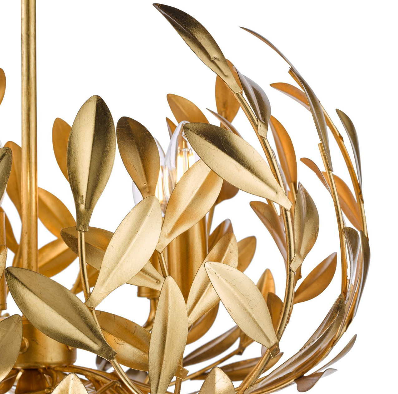 Ercilia 5 Light Pendant Gold Leaf