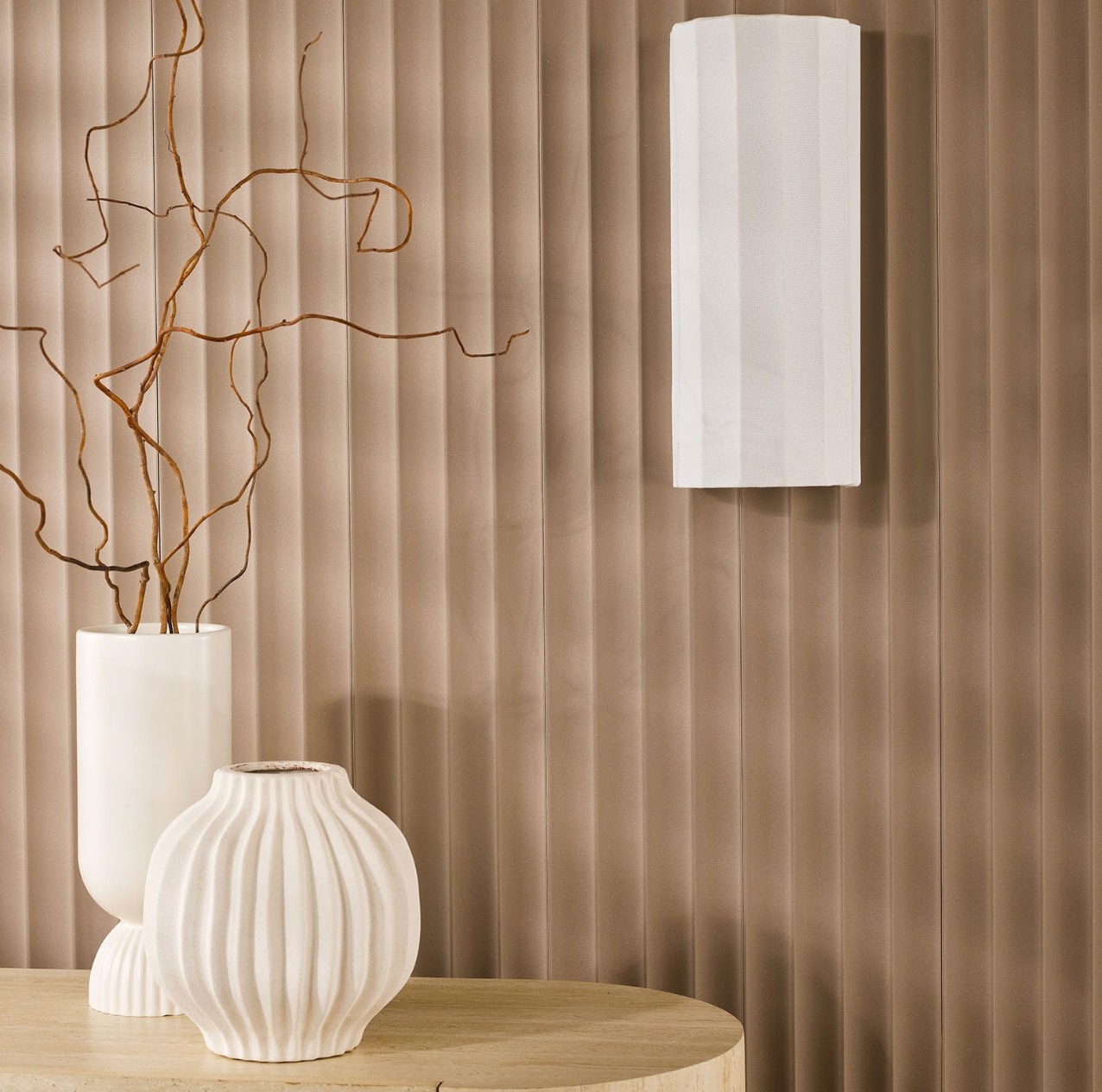Noura Wall Light Ivory