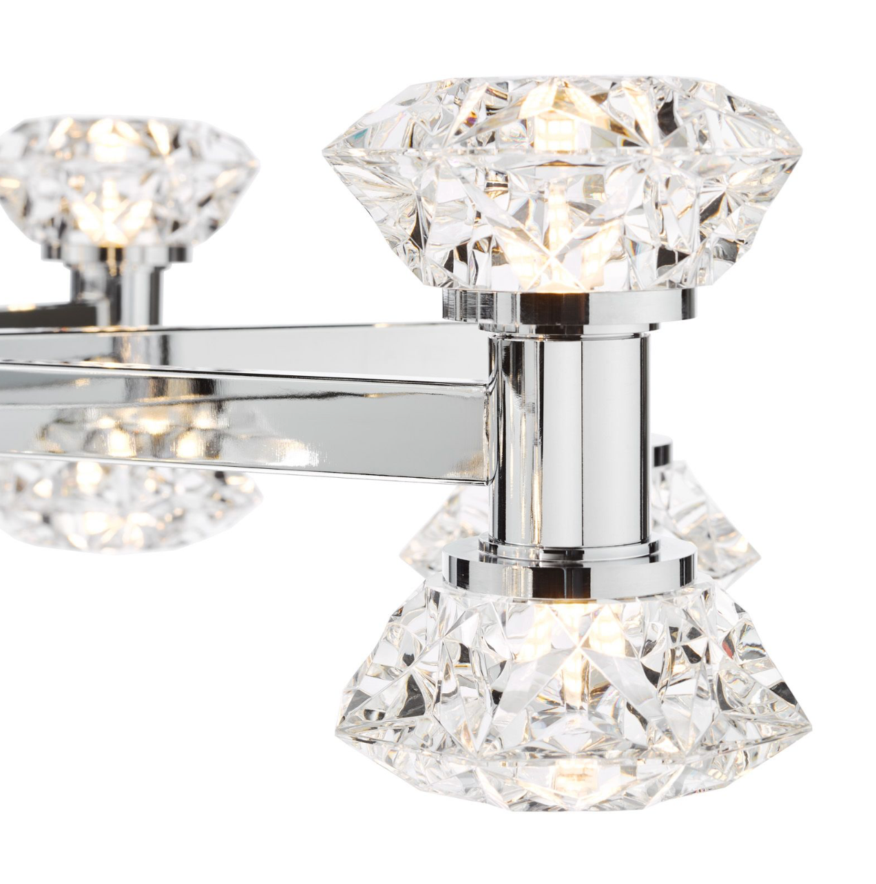 Tiana 16 Light Armed Pendant Polished Chrome