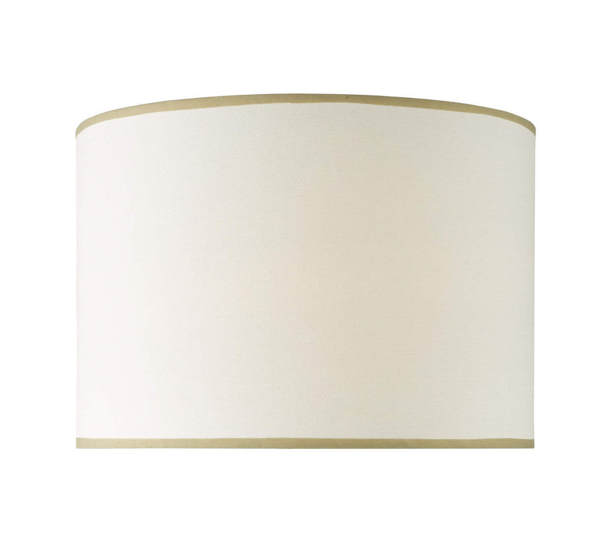 Idella White Linen Drum Shade 36cm