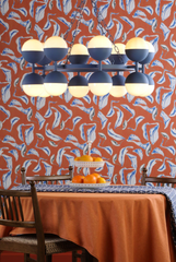 Bilbao 16 Light Pendant Bespoke and Opal Glass